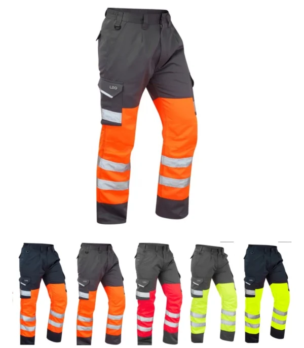 Leo Bideford ISO 20471 Class 1 Cargo Trouser Colours